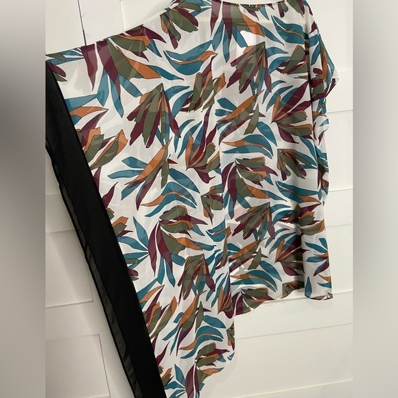 DKNY Swim Suit Coverup Tropical  White Size M - Picture 8 of 14